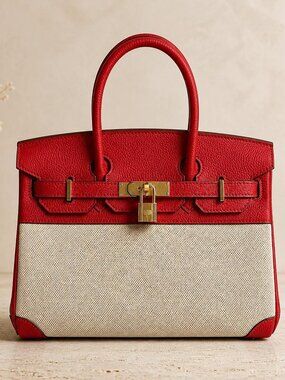 Beautiful Custom Designer Shoulder bag (Bright Red)